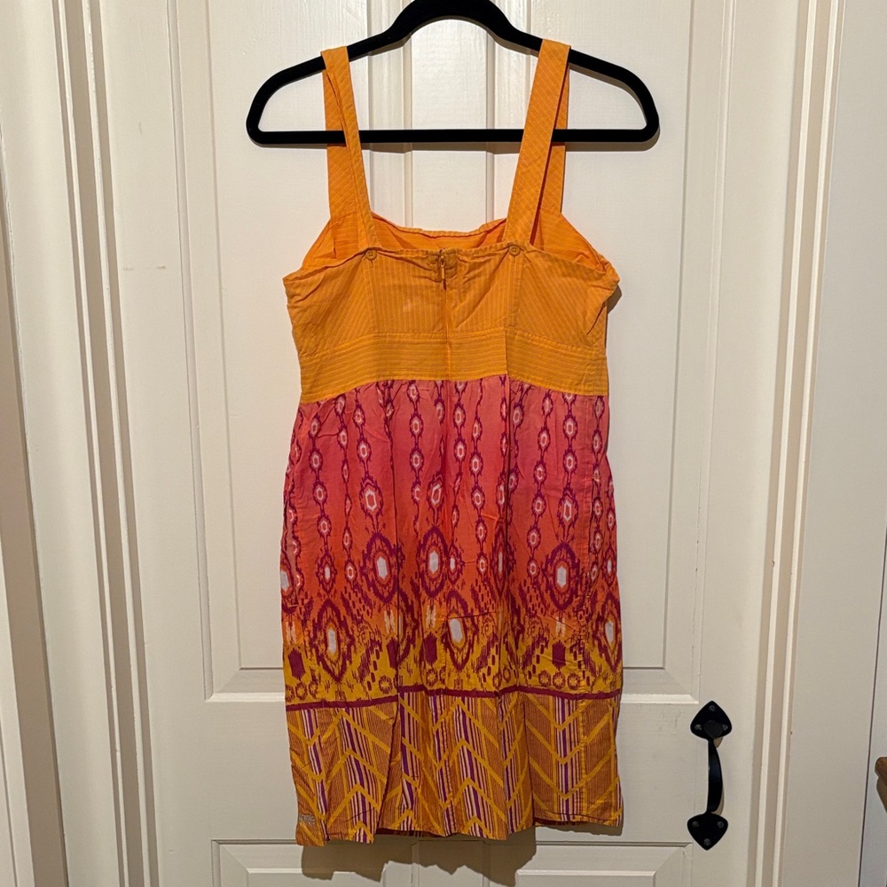 Columbia PFG Vibrant Orange and Pink Dress - Picture 3 of 4